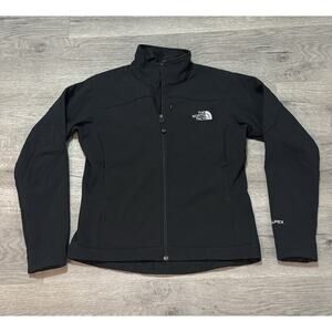 The North Face Women’s S Apex Softshell Jacket Black Full Zip EUC Fleece Lined
